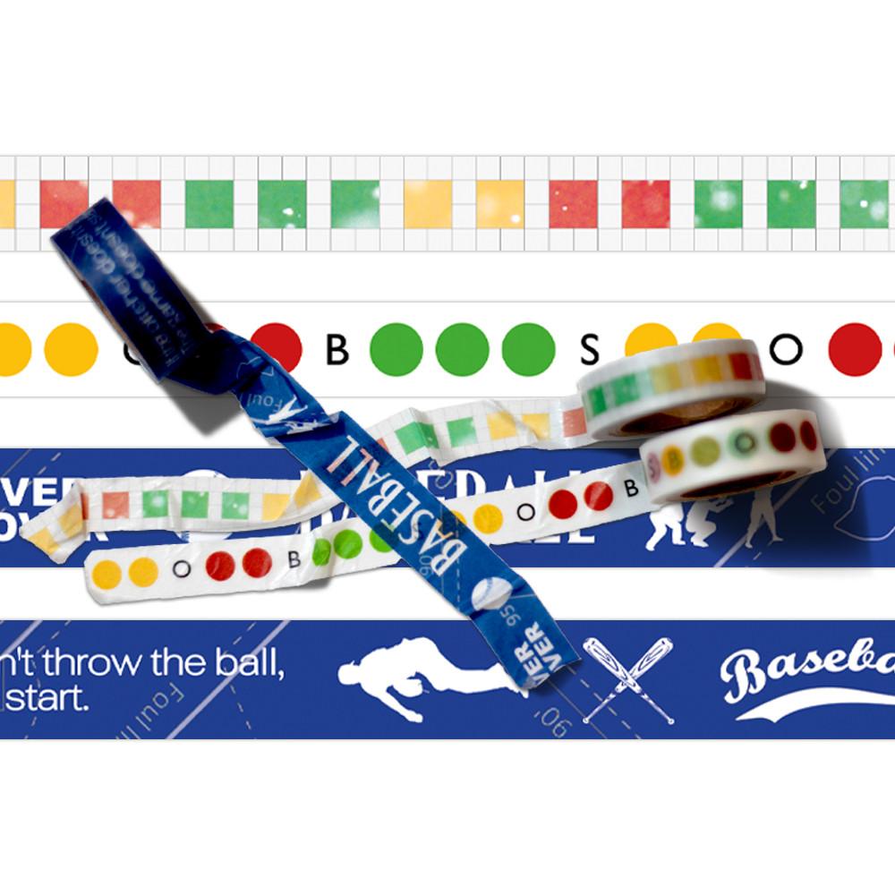 [시즈닝앤스파이스] 베이스볼 마스킹테이프 (3종)