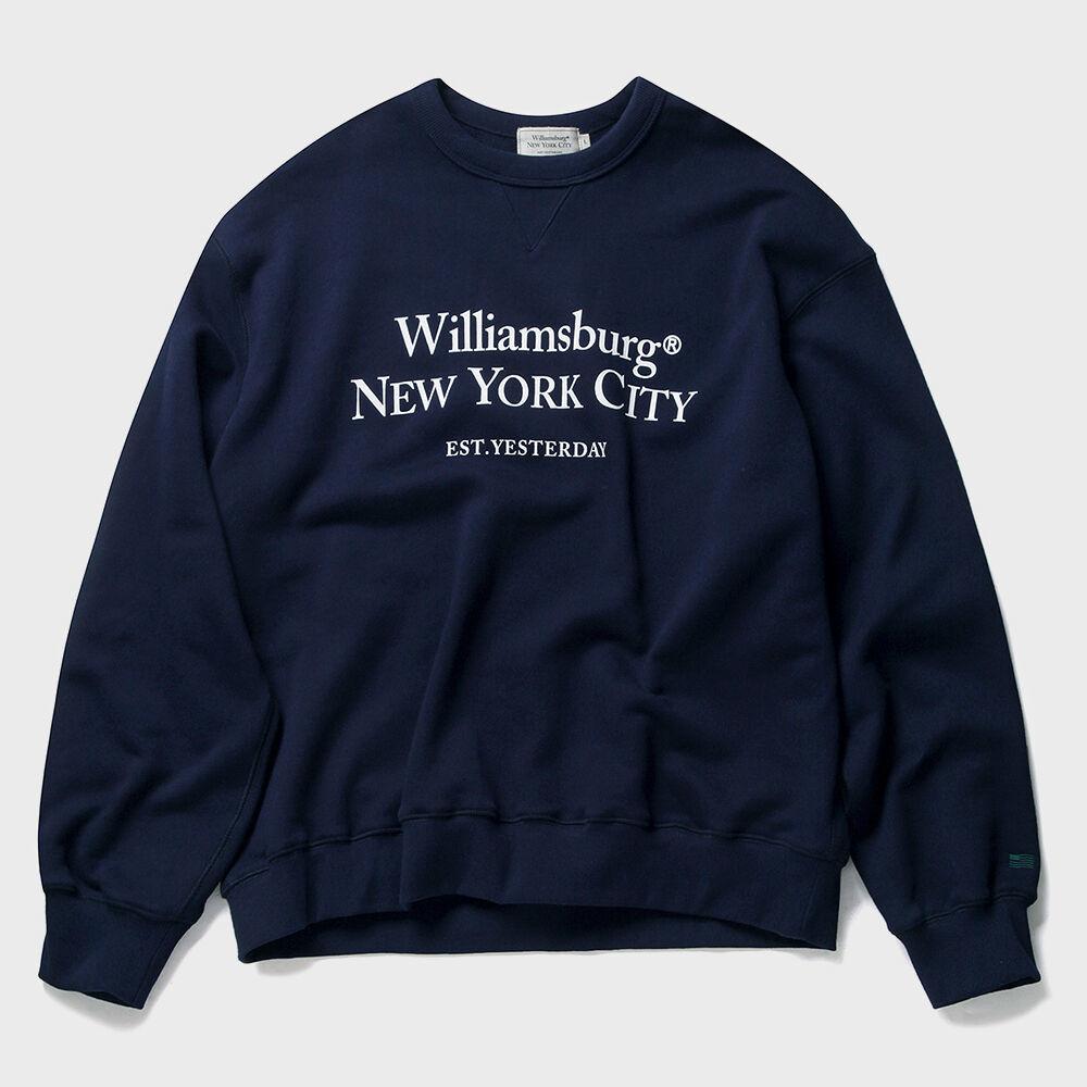 [혜임 착용] Classic Logo Heavy Sweat Shirt_Navy