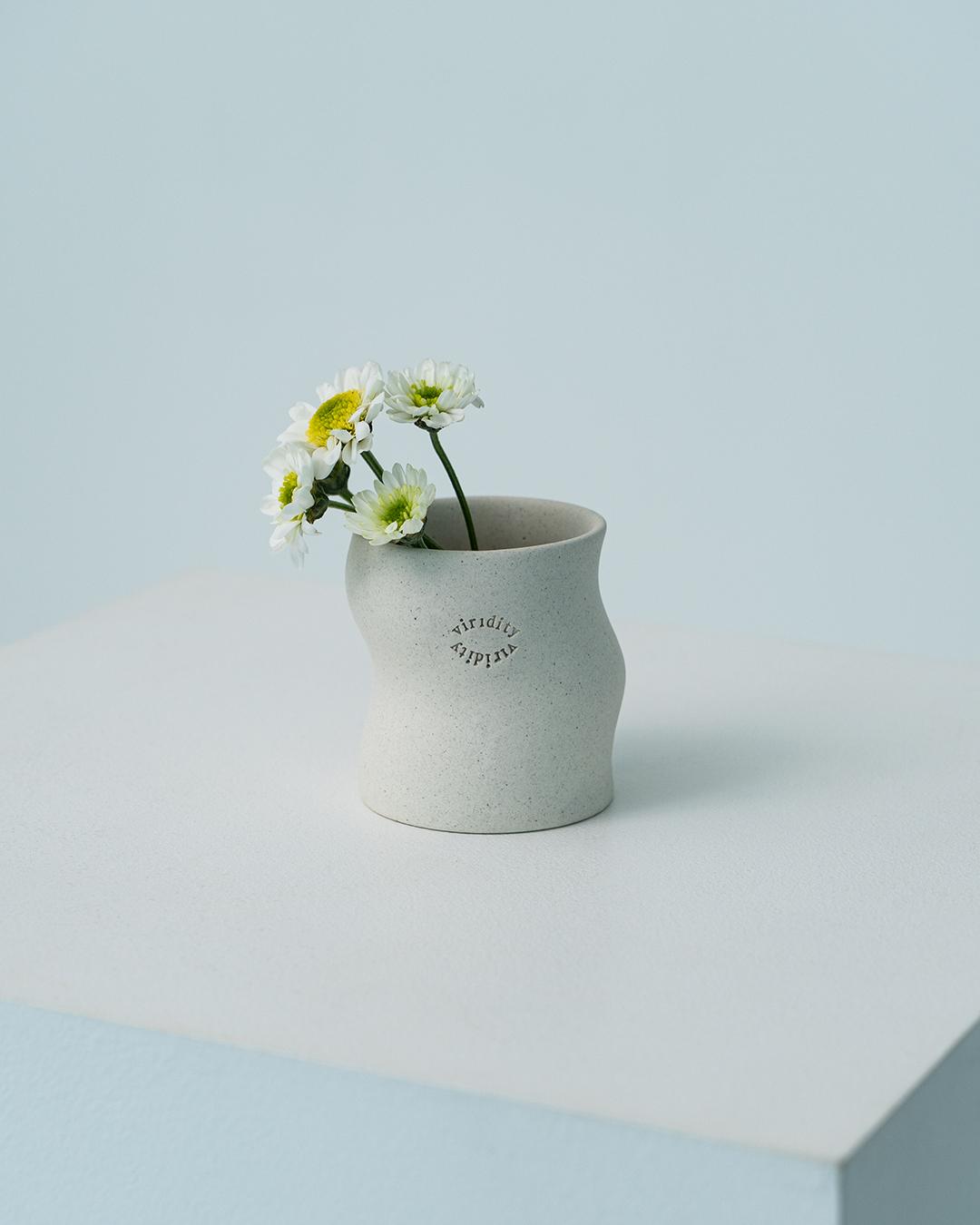 Wave Pot _ Lily White (Mini)