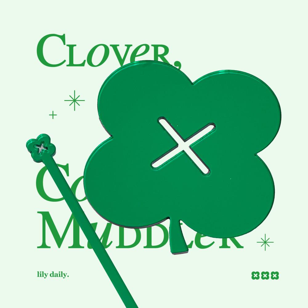 릴리데일리 클로버 코스터&머들러 단품