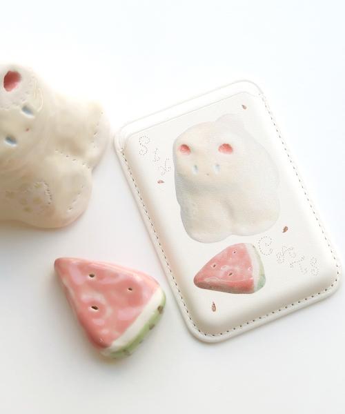 [화이트 맥세이프 카드지갑] 하루의 여름