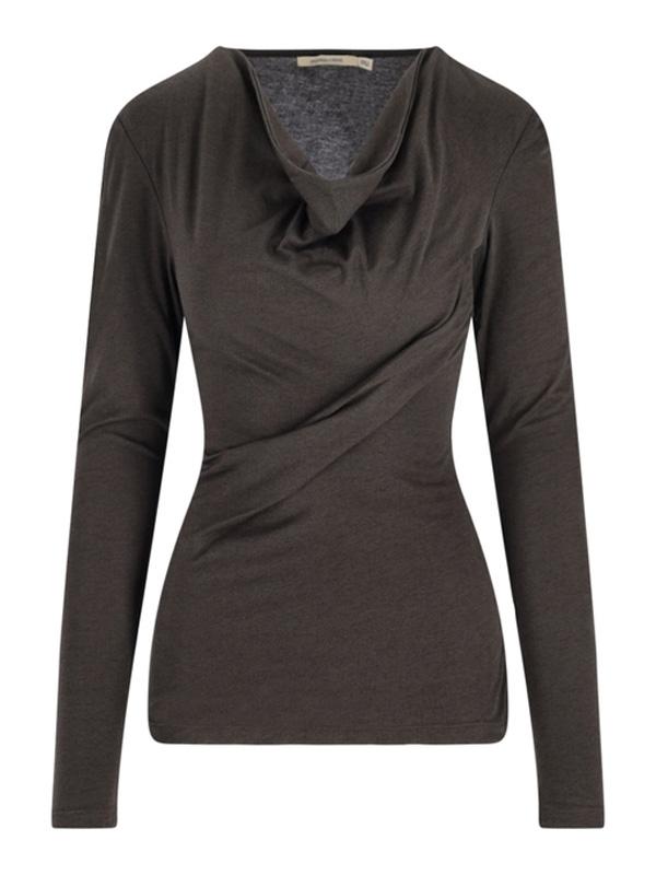 팔로마 울 JUNCO 드레이프 롱슬리브 탑