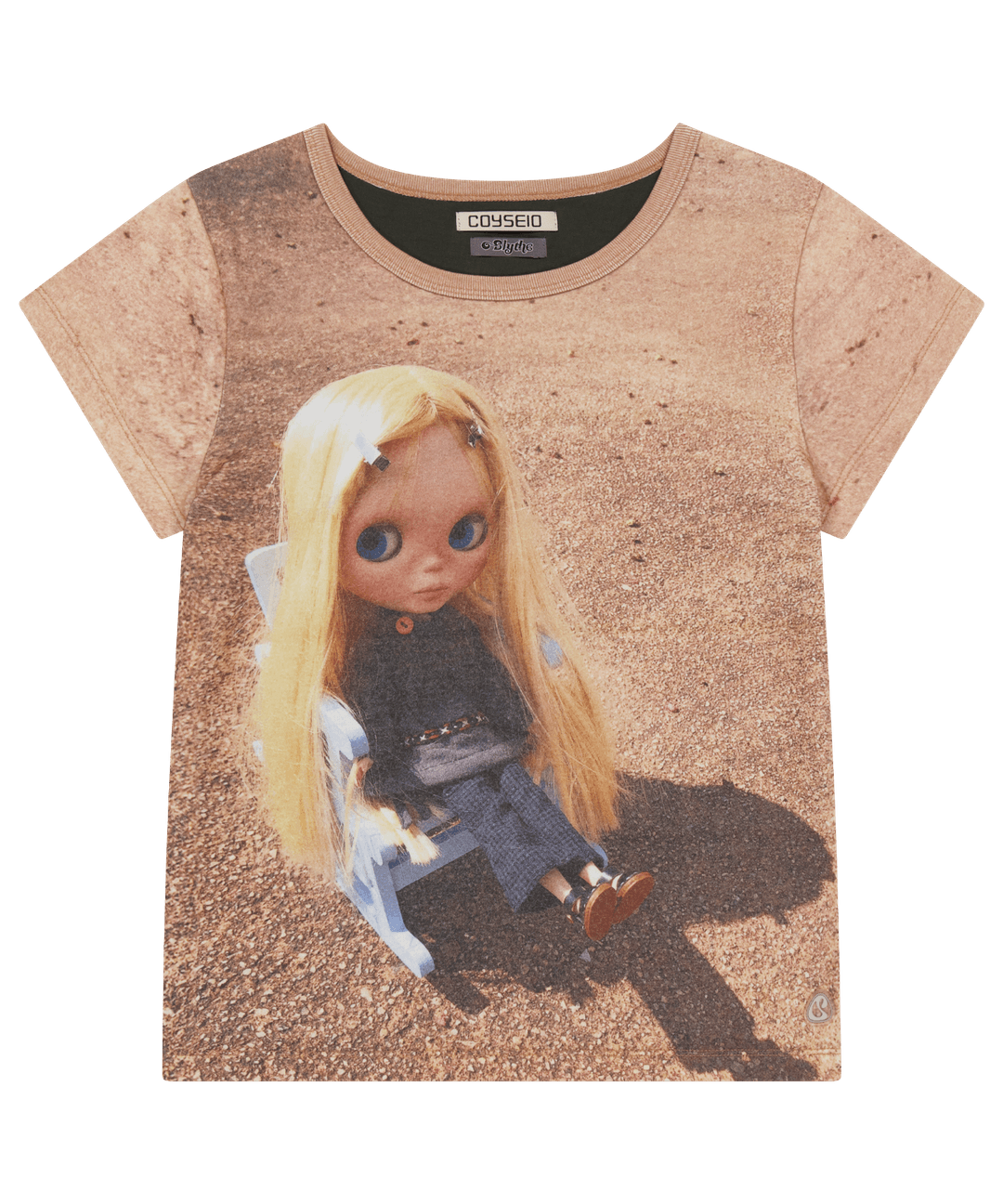 COYSEIO X BLYTHE SCENIC GRAPHIC T-SHIRT ASH BROWN