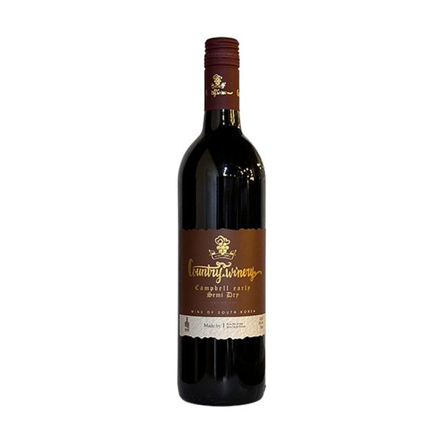 컨츄리 캠벨 레드 드라이 12도 750ml 내츄럴와인 국산와인 영동와인 과실주 전통주