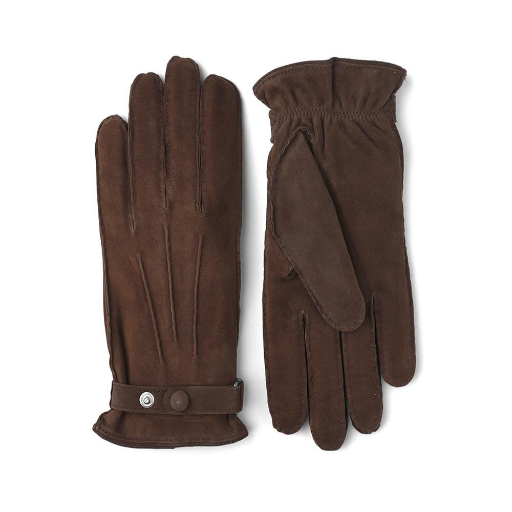 헤스트라 윈스턴 헤어쉽 스웨이드 마룬 27130 761- 남자 가죽 장갑