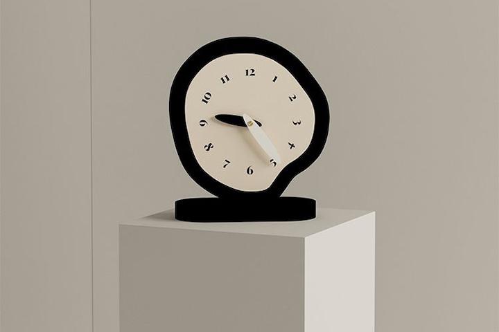 비정형 스탠드 탁상 시계 무소음 저소음 우드 레트로 숫자 데스크테리어 안방 거실 시계