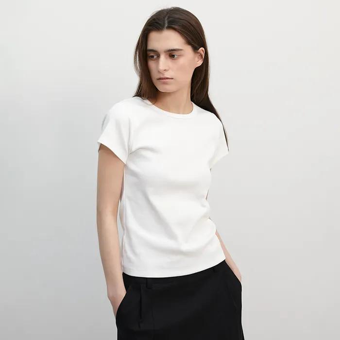 Ron Essential Round T (White)