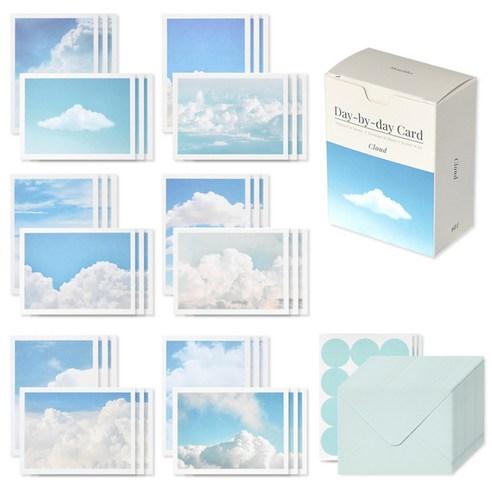 모노라이크 데이바이데이 카드, Cloud, 1개 - 편지지 | 쿠팡