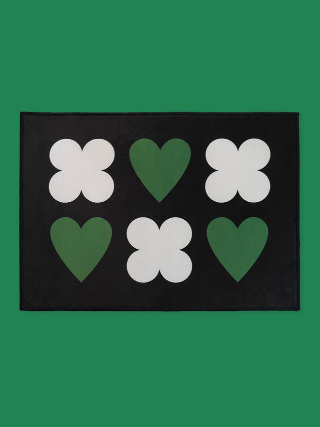 웰컴매트 LUCKY HEARTY BLACKBERRY