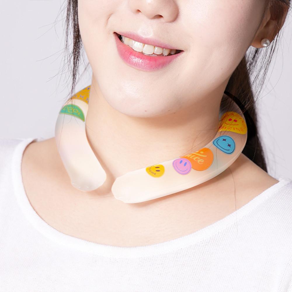 블루필 아이스쿨링 쿨스카프 넥쿨러 냉감 등산 넥밴드 얼음 목걸이 베이직 플러스 스마일
