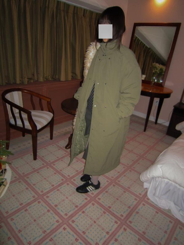 khaki field coat