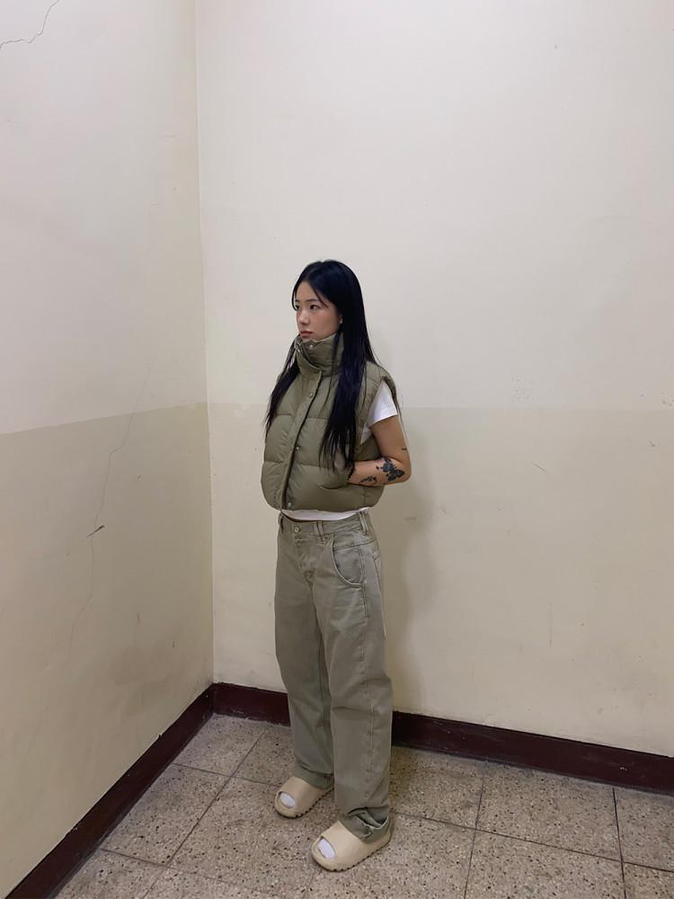 (3color) 숏 패딩 베스트 Short padding vest
