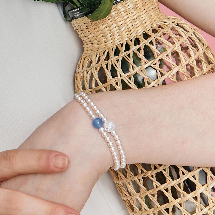 [태연, 닝닝, 미연, 권진아, 오하영 착용] color swarovski pearl bracelet