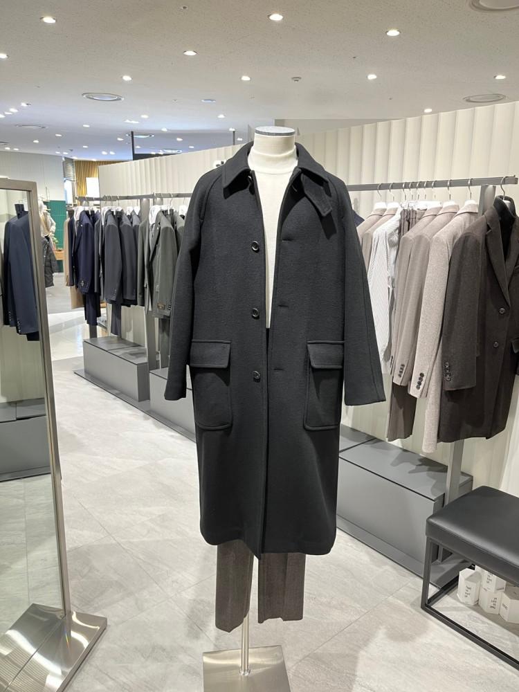 22FW 지이크 블랙 발마칸코트 PFH7063