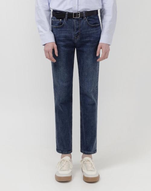 WOBO 오프 데님-딥블루