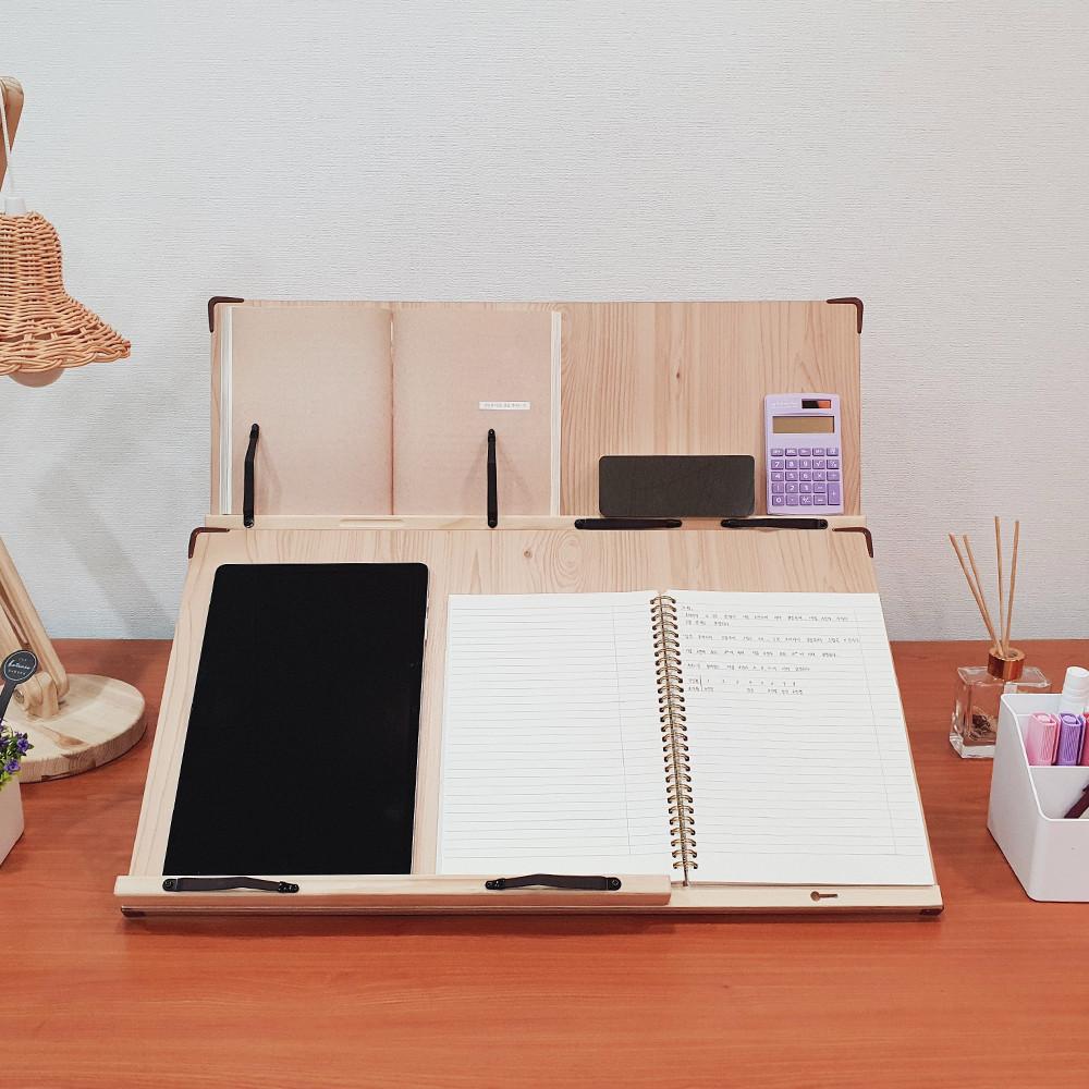 이앤 위즈2단독서대 루미60 필기대 60M2 각도조절독서대 책받침대 북스탠드 책거치대