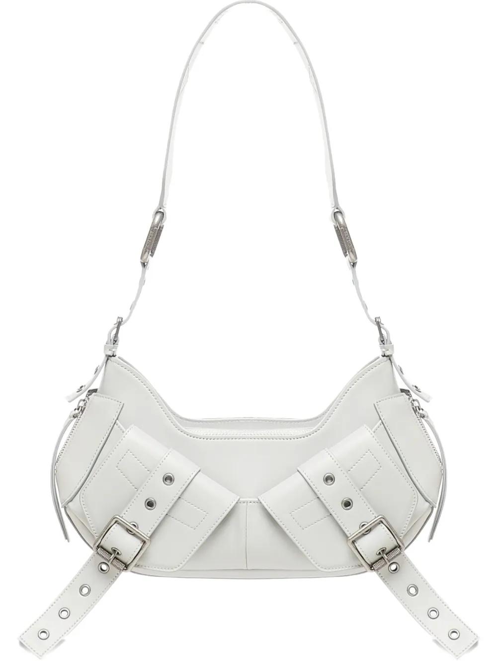 BIASIA Buckle Embellishment Shoulder Bag | White | FARFETCH JO