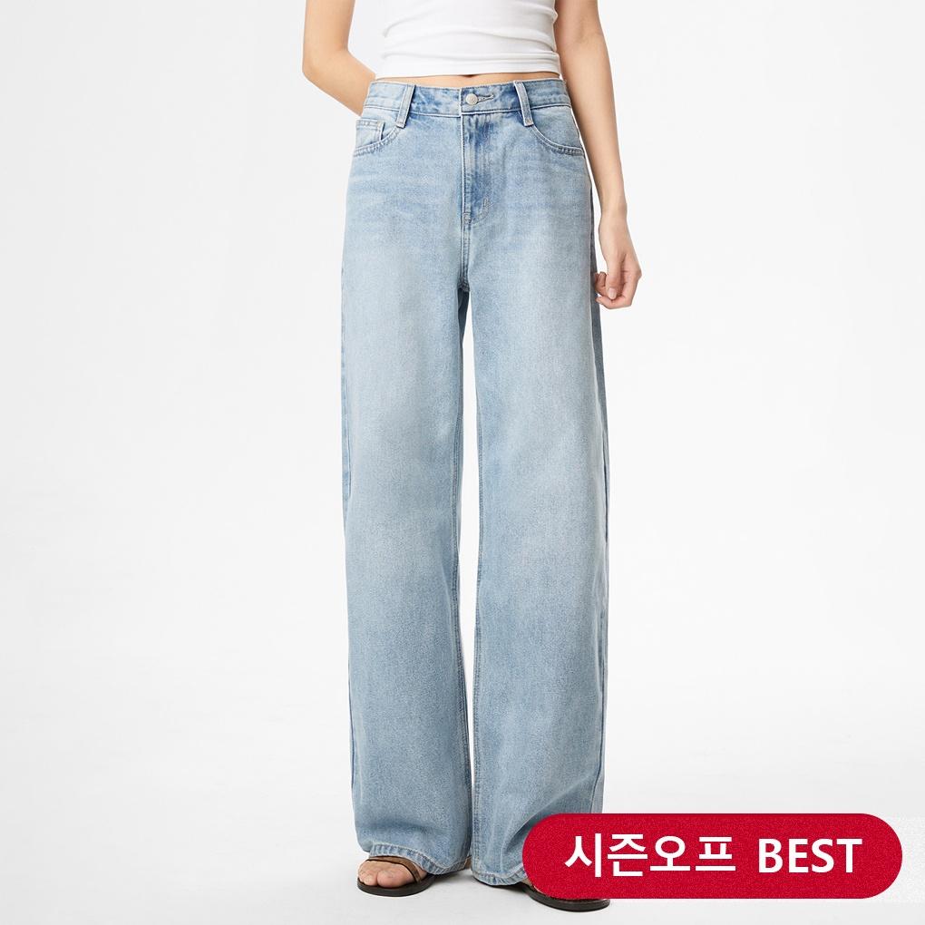 [15% 장바구니쿠폰][Best] 핏업데님 와이드핏_Basic_MIWTJF350J