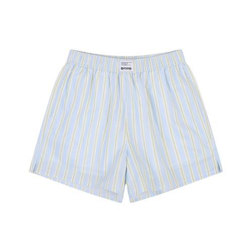 W STRIPE VACANCE SHORTS (BLUE)