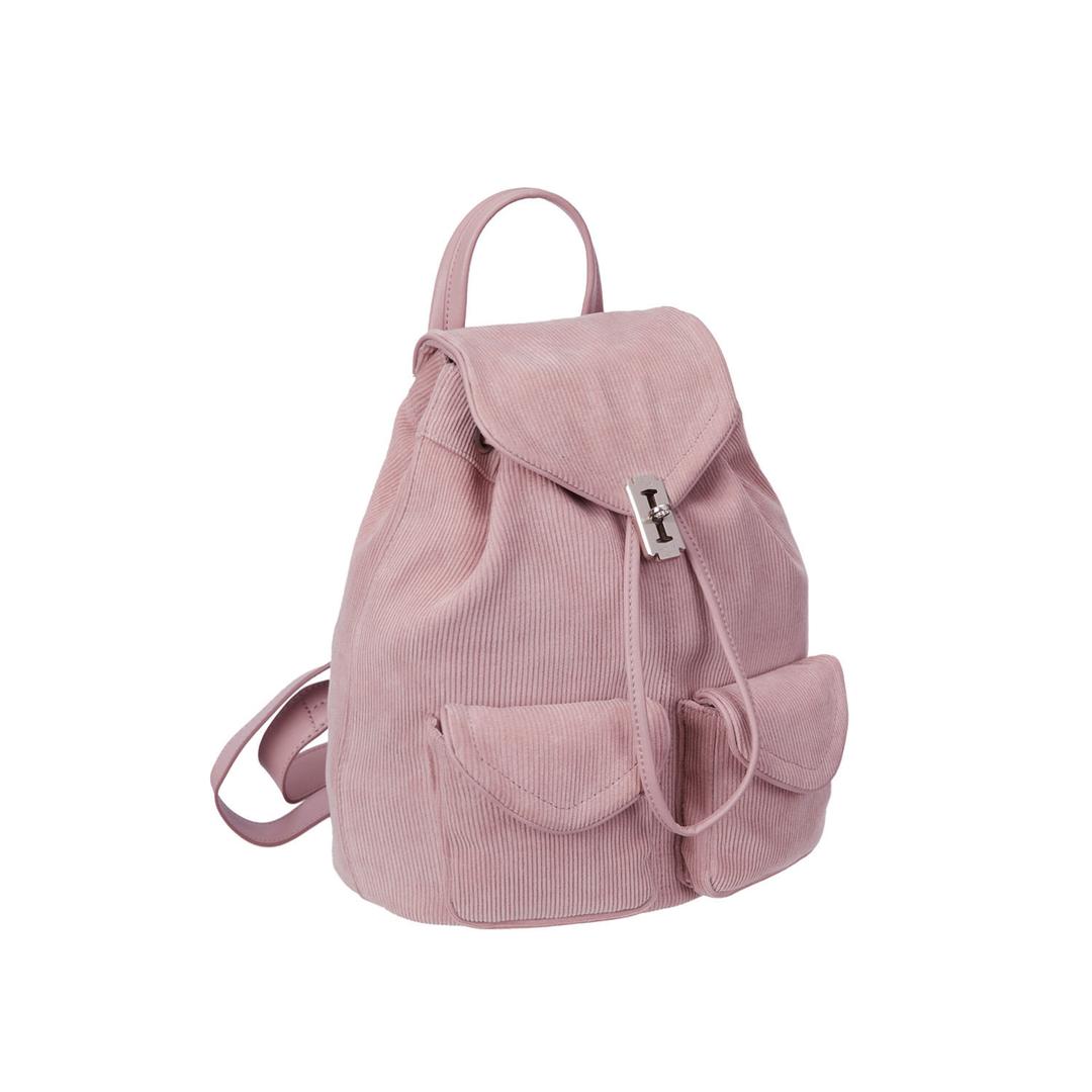 Occam Doux Double Pocket Corduroy Backpack M (오캄 두 더블 포켓 코듀로이 백팩 미듐) Indie Pink