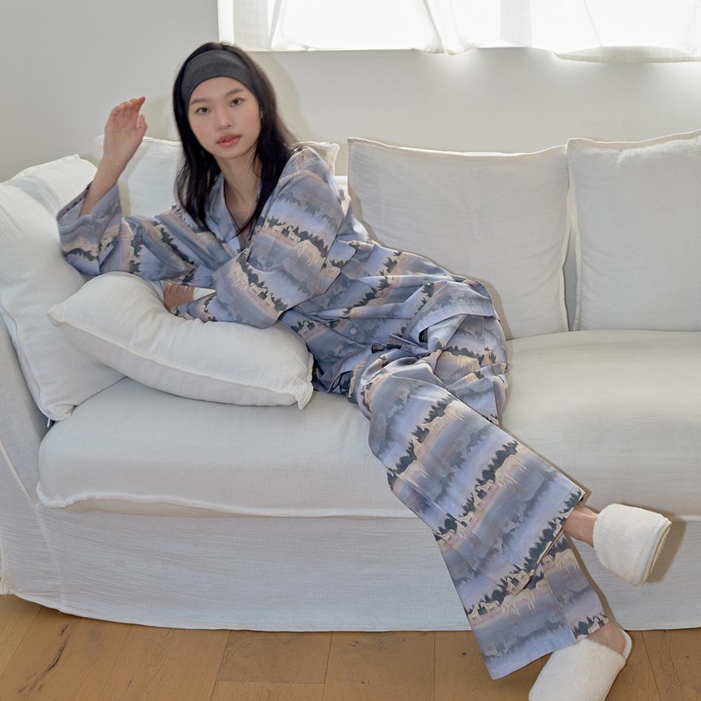 [루즈][40수코튼] Aurora Horse pajama 잠옷