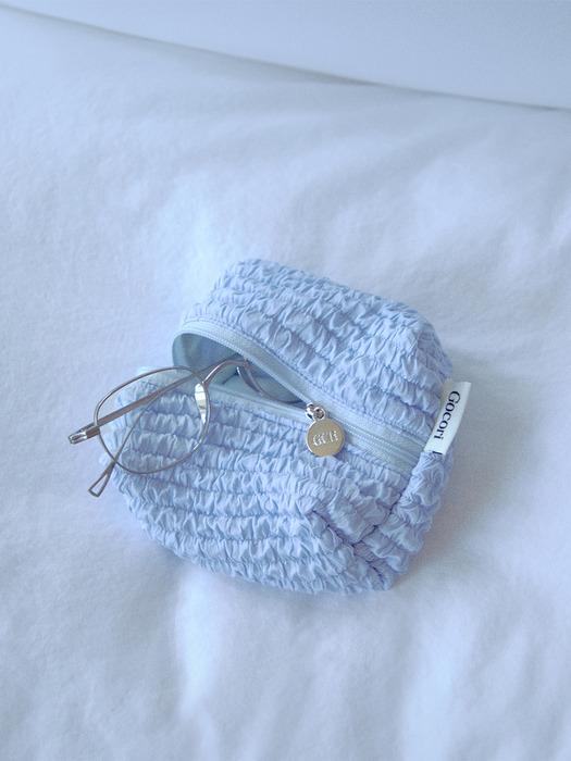 Wrinkle Pomi Pouch - Sky Blue