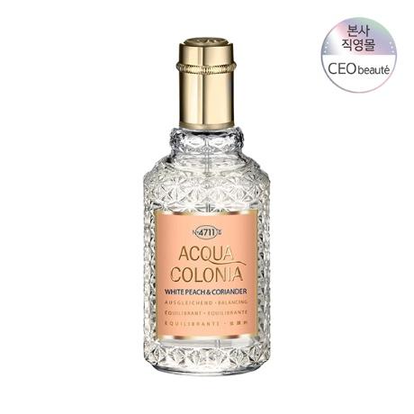 [공식정품] 4711 아쿠아콜로니아 화이트피치 앤 코리앤더 EDC 50ml