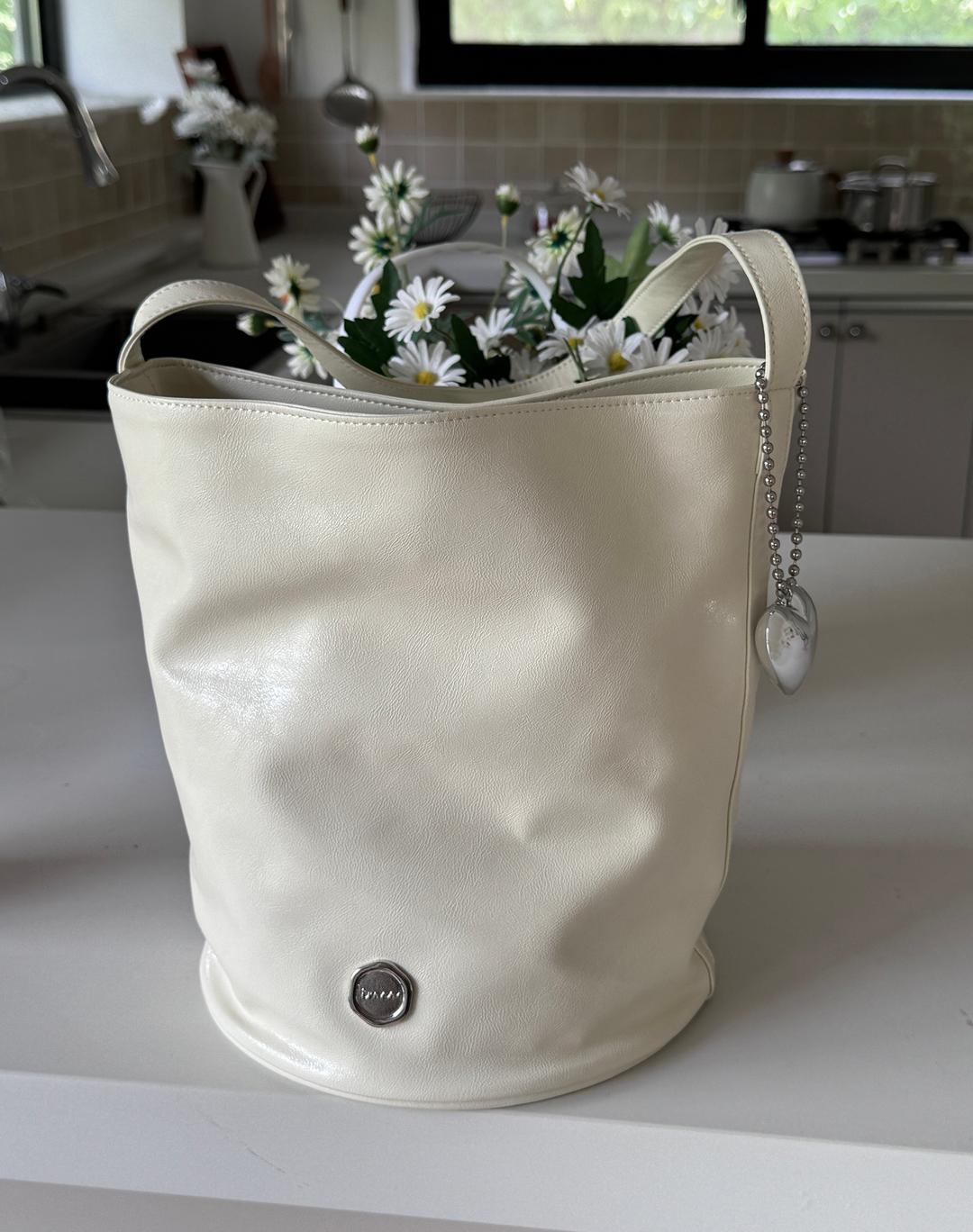 classic shopper bag_white