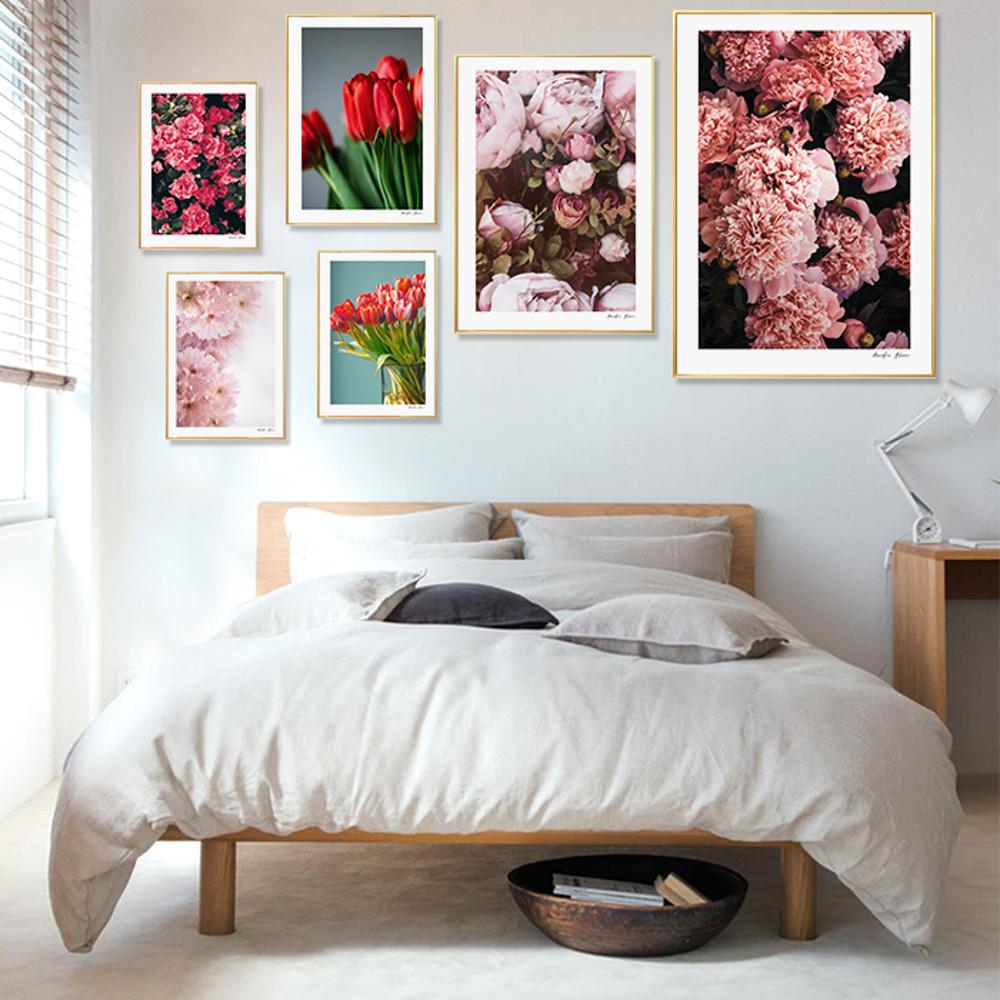 봄 플라워 풍경 꽃 튤립 해바라기 인테리어 액자 가든 블룸 30종