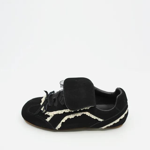 [소가죽] ALOHA BLACK LACE SNEAKERS