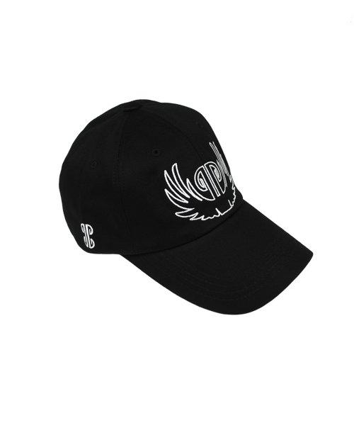 Crow Logo Ball Cap (Black)