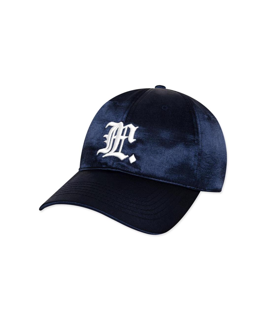 [5/31 예약발송] GOTHIC SATIN 6PANEL CAP navy