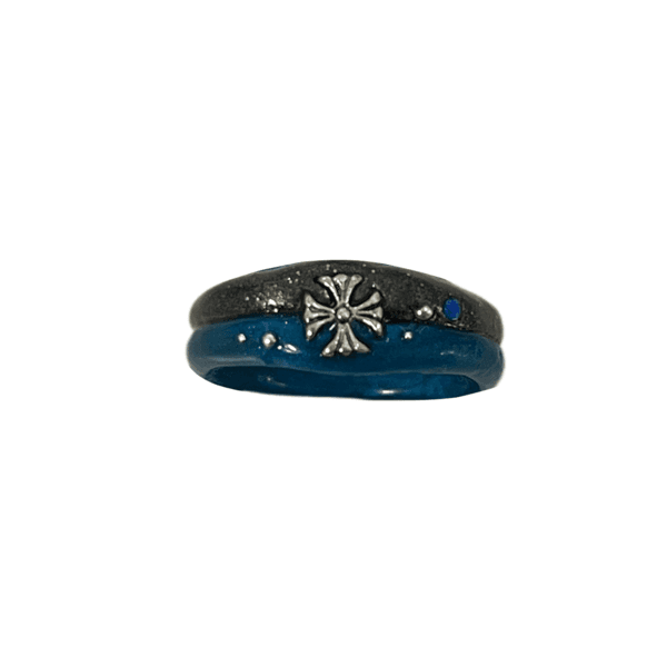 [vivifloring] antique twotone_gray&bluegreen