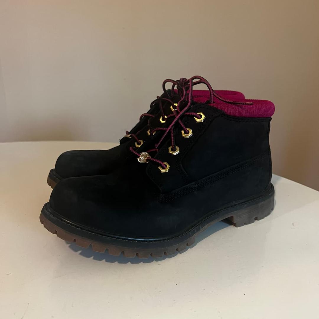 팀버랜드 넬리 추카 부츠 블랙 핑크 | 후루츠패밀리