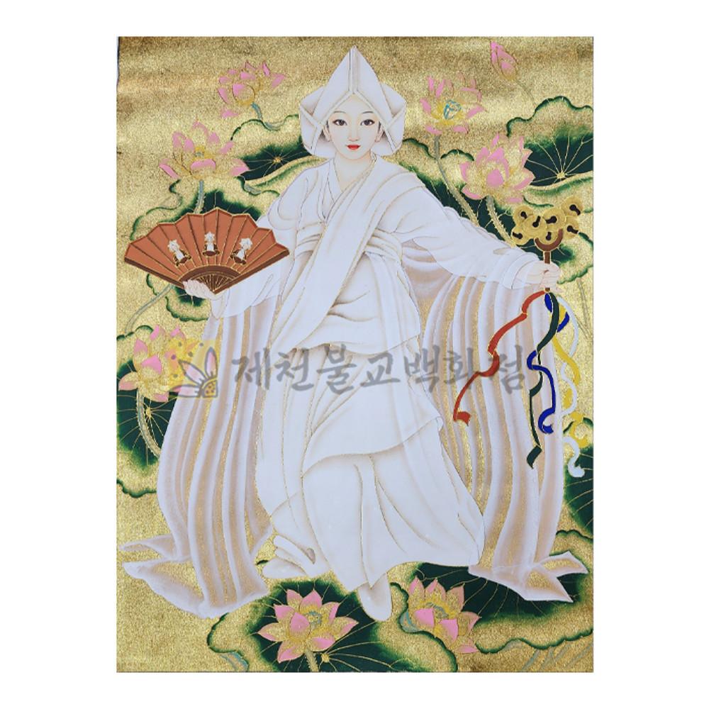 [UC]연꽃대신불사탱화[4자3자]