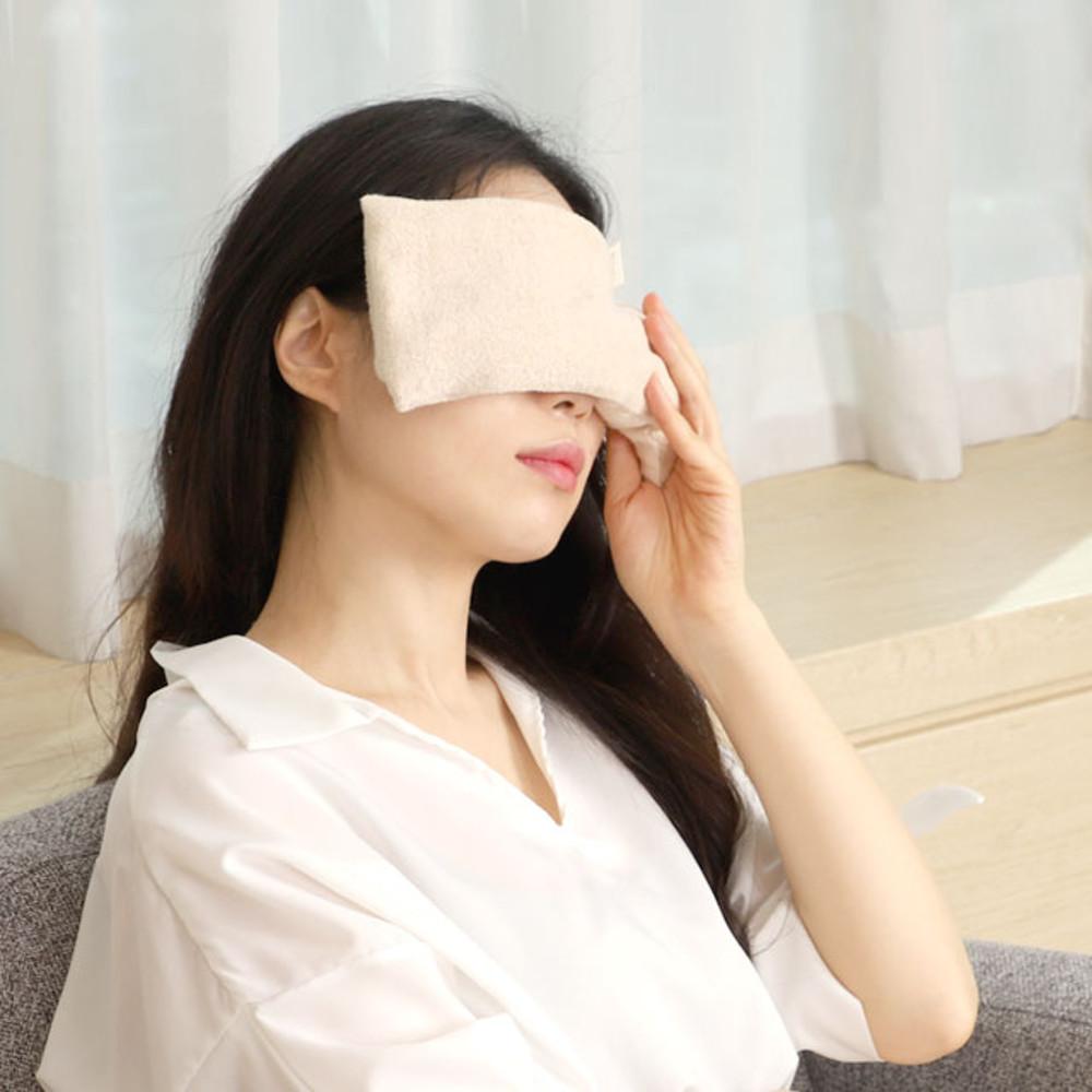 [병원납품] 오가닉 현미찜질팩/눈 안구 손목 온열 핫팩/천연 곡물 눈건조할때 온찜질 강아지