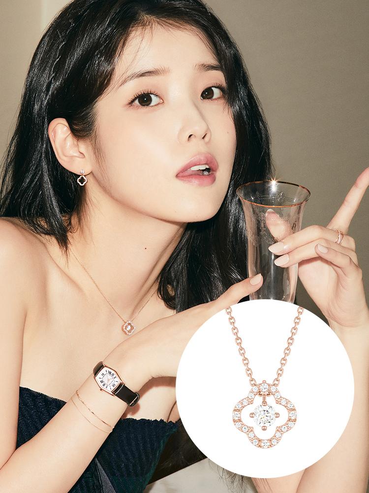 [아이유 PICK] 제이에스티나 CLOVIA DUELLO 목걸이 (JJJTNQ2BF042SR420)