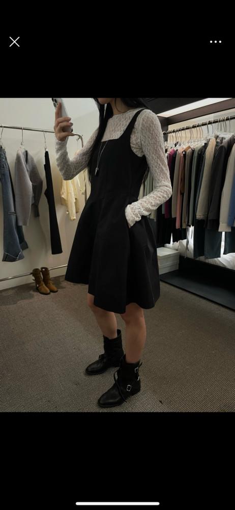 (전사이즈당일) 모어댄예스터데이 볼륨 미니 원피스 (1COLOR)