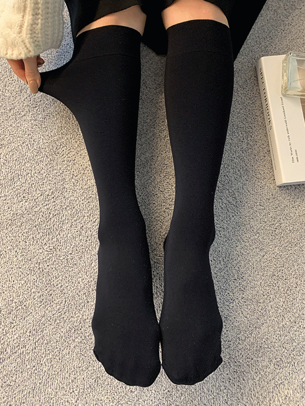 롱롱 짱짱 고탄력 스타킹양말 10쌍 세트반스타킹 기모반스타킹 긴스타킹양말 니삭스스타킹 테리기모 겨울 두꺼운 반스타킹