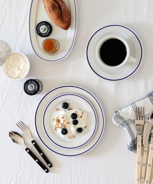 [오픈특가]폴바살 코발트 블루라인 플레이트 접시 그릇 세트