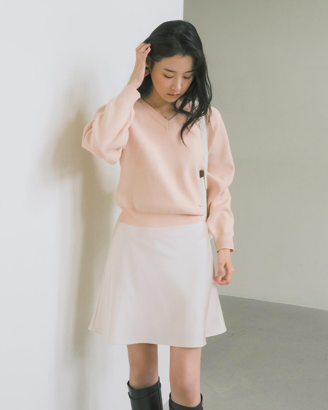 칼라 미니 스커트