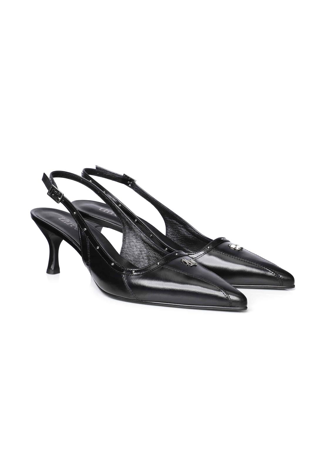 Classic logo slingback