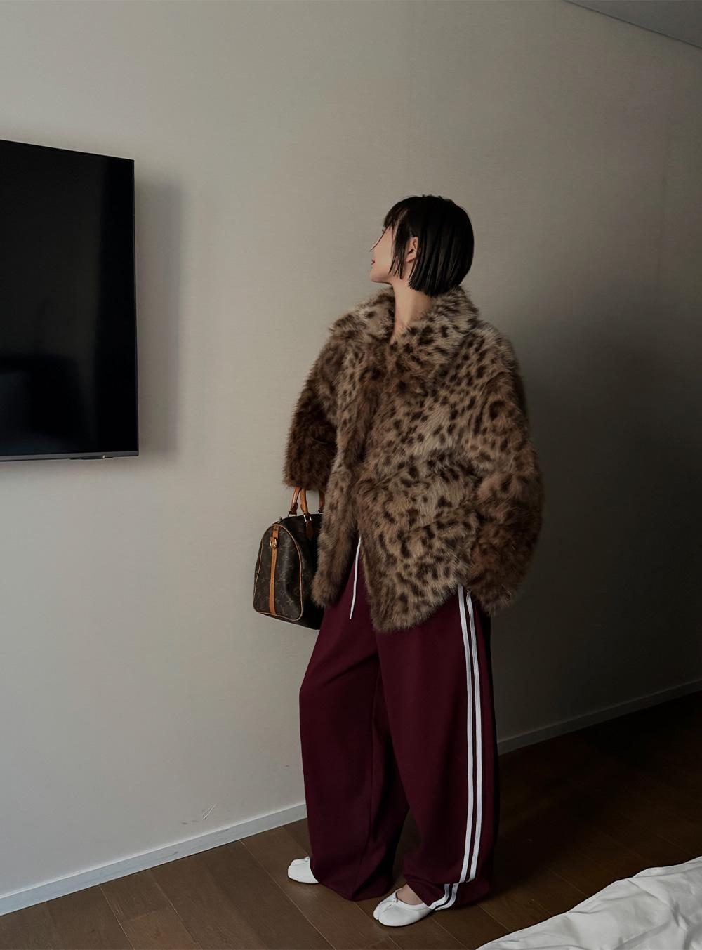 레오파트하프퍼-jk[브라운]