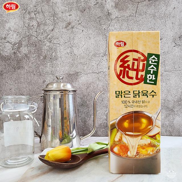 하림 닭뼈와 닭발로 만든 순수한 맑은 닭육수 1000ml
