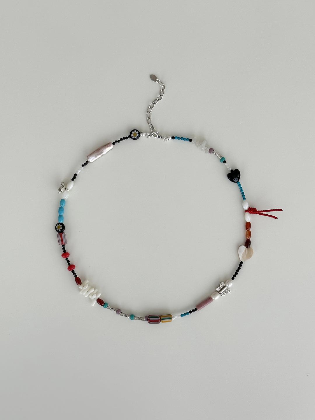 MIX MATERIAL NECKLACE