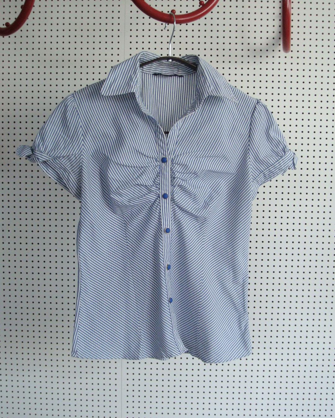 MIDORI,K PLAN front tuck blouse