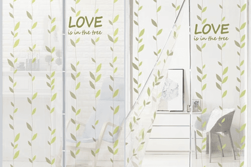 [10%쿠폰]현관 방문 모기장 디자인 (러브트리) 방충망 미세 문발 모기 차단