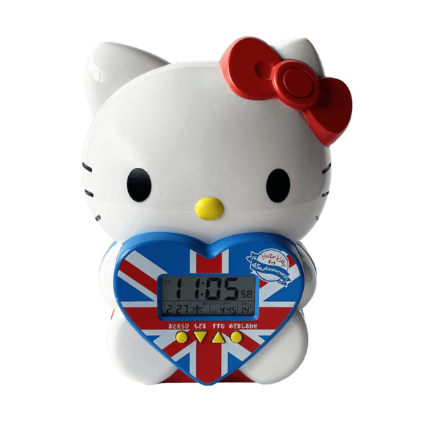 [VINTAGE] HELLO KITTY DESK ALARM CLOCK