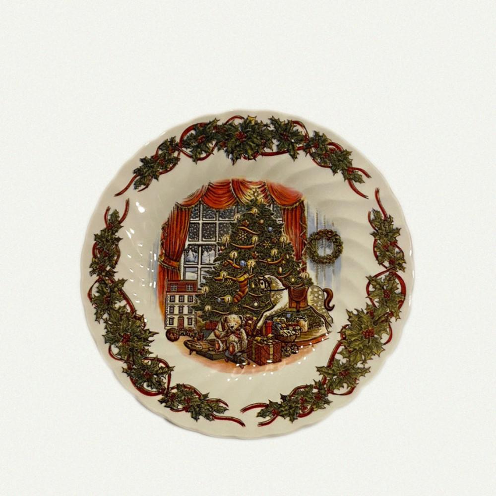 (오아페 빈티지) 크리스마스 모닝 샐러드 플레이트 christmas morning salad plate