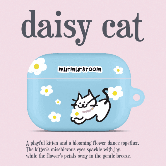 [murmursroom]데이지 캣 (에어팟3 / 프로1 /프로2 ) 세대 전용 케이스